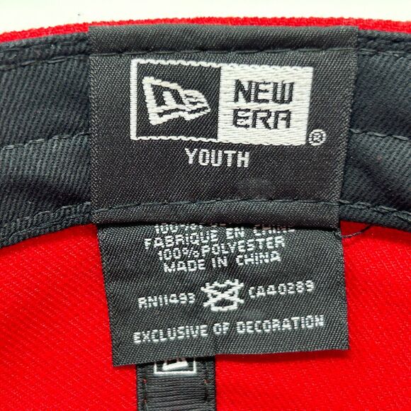 Cincinnati Reds Youth Hat Baseball Cap Jeff Francis Signed New Era Strapback Red - Picture 10 of 11